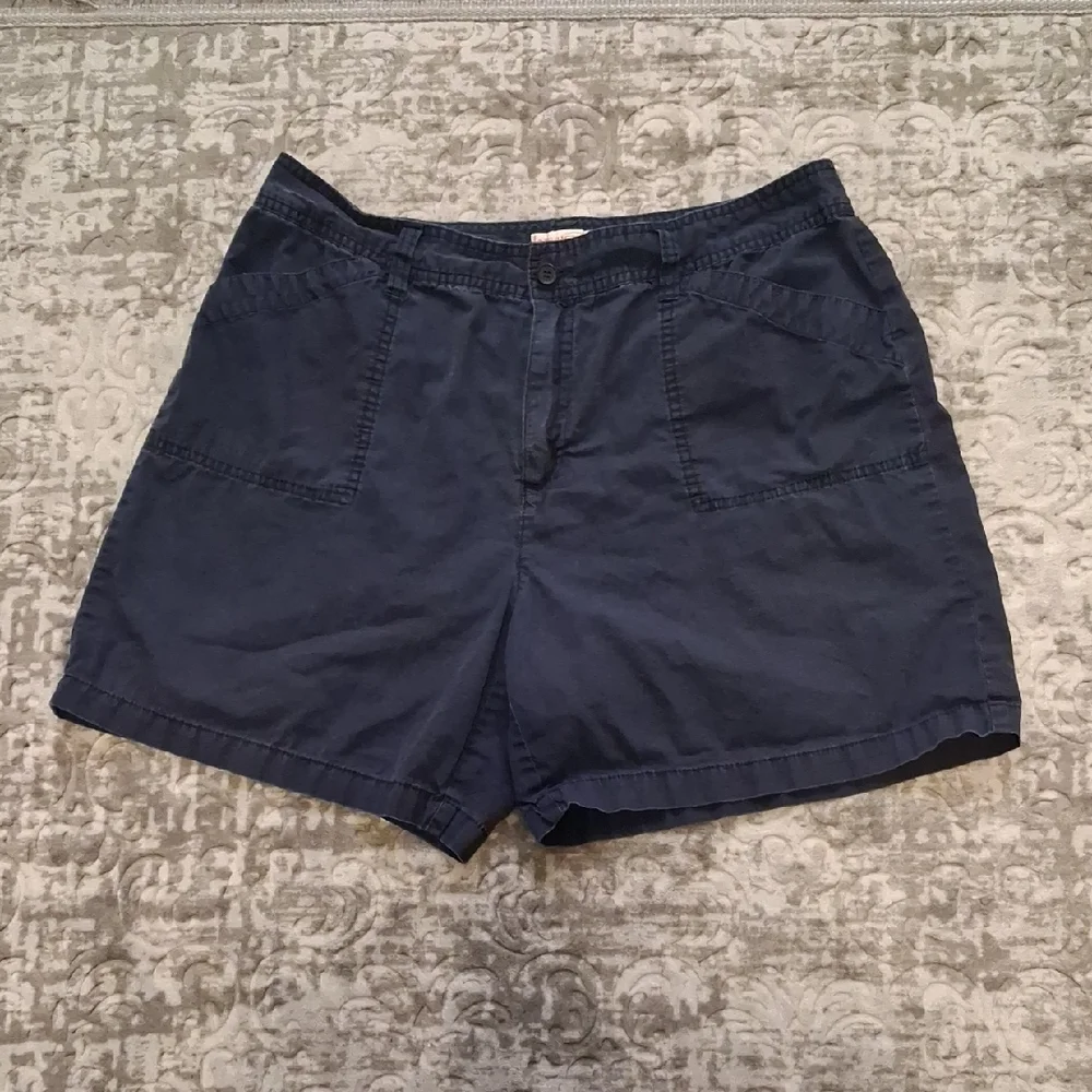 Jamaica Bay | Cotton Navy Shorts Size 14